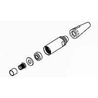 AMP Connectors - TE Connectivity 1828700-3 ຊຸດ CABLEADAPTERKIT, ປລັກ 6 ມມ