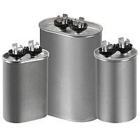 Cornell Dubilier (CDE) 32FB4405A-F ກະປ້ງເຫຼັ້ມກົງທອງ, ອອຍລ໌-ໄຟລ໌ 5uF 440V 10%