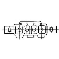 Molex 15-31-1043 ຮອງສະໜອງແລະຮອງສາຍສັ້ນ MINI.FIT C.4POS PLUG OS PLUG HSG 502504P1