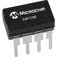 Microchip Technology 24FC08-E/P EEPROM 8Kb I2C , 1MHz 1.7-5.5V, 8-PDIP