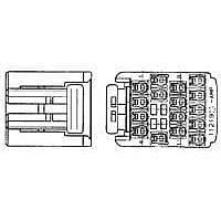 AMP Connectors - TE Connectivity 316019-6 ກອງປົກຄຸມ 040 PAIR MATE PLUG HSG ASY 28P