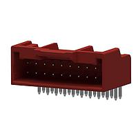 Molex 501876-1642 ຮອງສະໜອງ Headers & Wire 2mm iGrid Hdr DR RA TH PosLk 16Ckt ແດງ