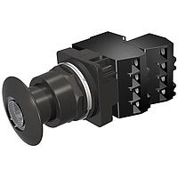 SIEMENS 52BP7EAU Push-Pull 3POS,NEMA4X,MTD,FV 120V,BLK-CLR,NCXLB-NC