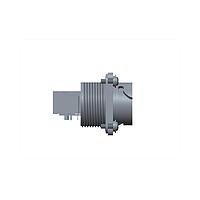 Amphenol LTW ROP-5SRFFH-TSU7001 ວົງມົນ Backshell RJ, ODVA, ພລາສຕິກ, 1.5A, Cat 5e, ມຸມຂວາ, ເກືອສະກູ, Jack 180 (ແນວນອນ), Receptacle, IP67 ບໍ່ໄດ້ເຊື່ອມຕໍ່