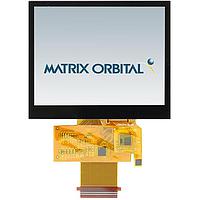 Matrix Orbital MOP-TFT320240-35A-BLM-TPC ໂມດູນຈໍ TFT LCD 3.5 ນິ້ວ ຈໍສະແດງ TFT ສະຕັດສະອອກສະເຕັດ Capacitive Touch
