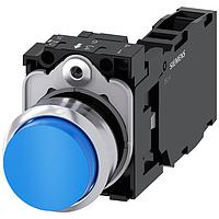 SIEMENS A6X30144232 ປ່ອງສະຫນັບສະຫນູນມາດຕະຖານ ປຸ່ມກົດ. ສີຟ້າ