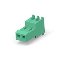 AMP Connectors - TE Connectivity 3-640623-2 ກອງຮັບສະຫນອງ FEED THRU W/O TAB 2P ສີຂຽວ ຕິນ 28 AWG