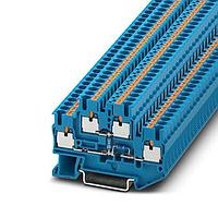 PHOENIX CONTACT 1151079 ບລັອກຕິມເນີລະບົບ DIN Rail PTTB 2 5-2R BU/NAMUR 22K/680