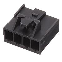 Molex 207458-0004 ພາວເລີ້ມໃຫ້ກັບບອດ KK Plus 396 RECEP HSG SR 4CKT UL 94V-0 BLK