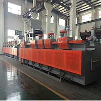 Wondery RCWC9-50*500*8 Roller Furnaces ຢ່າງຕໍ່ເນື່ອງ Conveyor ໄຟຟ້າ Mesh ສາຍແອວຕ້ານຄວາມຮ້ອນ (50mm*5000mm; 286kw; 200-250kg/h)