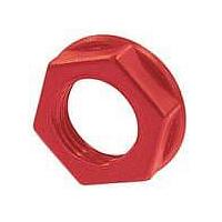 NEUTRIK NRJ-NUT-R ແນວຫຼັກຫົວຫມຸ່ງ NUT FOR NRK JACK PLASTIC HEXAGON RED