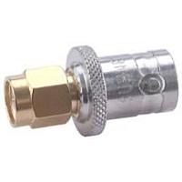 HUBER+SUHNER 33_SMA-BNC-50-1/1--_NE ຕົວແປ RF - ລະຫວ່າງຊຸດ SMA ປລັກ (ຜູ້ຊາຍ) ເຖິງ BNC ຈໍ (ຜູ້ຍິງ)