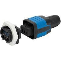 Schurter 4312.0005 ອາເດັດເຕີ APPL COUPLER 10A QC 6.3 ສີດຳ