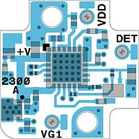 Quantic X-Microwave XM-D1U2-0404D ຕົວຄວບຄຸມ Bias Active Bias Controllers, HMC980LP4E