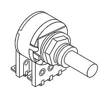 Alpha (Taiwan) RV16A03F-10-15R1-B1K-0030 Rotary Linear W/SW 1K