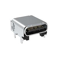 Amphenol Commercial Products 12402362E512A ຕົວເຊື່ອມ USB USB4 Gen3, ປະເພດ C, ຕິດຕັ້ງດ້ານບູກ, ຄວາມສູງກາງ 3.4mm, ບັນດາຄູ່ SMT