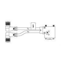 Molex 1200980196 ເສັ້ນສາຍເຊນເຊີ / ເສັ້ນສາຍອັກຊັວເຕີ MIC 5P FP 90DEG TO VERT DSUB 1M