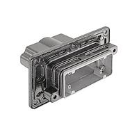 HARTING 19400161118 ກອງຫົວແລະກອງສາຍ 16B HPR Panel Feed Through Housing, Screw Locking, ການຕິດຕັ້ງພາຍນອກ, 1xM40