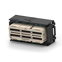 AMP Connectors - TE Connectivity 1924941-1 ຕົວເຊື່ອມຕໍ່ລົດຍນຕະຫລາດ PLUG ASSY, 96P GPEC II KEY C RIGHT EXIT