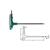 SATA 83116 T-HANDLE ລູກຈຸດ (METRIC,10mm)