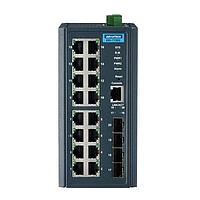 Advantech EKI-7720E-4F-AE ສະຫນອງອິເທີເນດທີ່ຈັດການໄດ້ 16FE+4SFP ພອດ Managed Ethernet Switch