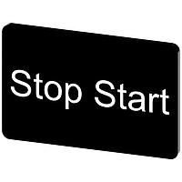 SIEMENS 3SU19000AD160DC0 ປ້າຍປະກັບ, ປ້າຍປະກັບເລີ່ມຢຸດ INSCR. LABEL,BLK 17.5 X 27MM, STOP START