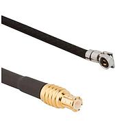 Amphenol RF 095-900-562-100 ການປະກອບສາຍ RF AMC4 ປລັກມຸມຂວາ ໄປປລັກ MCX ຕົງ 1.13 mm 50 Ohm 100 mm (3.93 Inches)