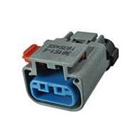 Aptiv 13849913 ກ່ອງເຊື່ອມລົດຍົນ 3 ທາງ ຜູ້ຍິງ APEX 2.8 ປິດກັນນ້ຳ ສີເທົາມືດ CONN