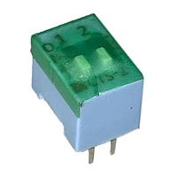 CTS Electronic Components 206-2ST ສະຫນັບ DIP SPST 2 ສ່ວນສະຫນັບ