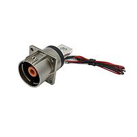 Amphenol Technical Products PL00V-501-10PM8 ຕົວເຊື່ອມ 14.0MM POWERLOK SINGLE WAY RECEPTACLE BUSBAR ກັບ M8 PEMNUT V KEY