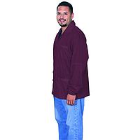 Desco 73909 Jacket ກັບ Cuffs ຖັກ (Burgundy, 6X-Large)