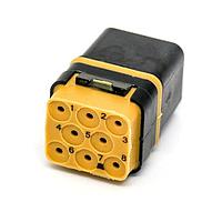 Amphenol Air LB France SIME0816SNC ຕົວເຊື່ອມມິລລິຕາຣີຮູບສະແກນ SIM MOD ມີການປິດກັນ 8#16 SKT