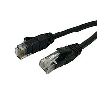 Amphenol Commercial Products RJE1Y6291527E401 ເຄື່ອງສາຍ Ethernet RJ-RJ Ethernet Cable ASSY CAT8 25 GB ຮອງດ BLK Overmoulded Shield ຄວາມຍາວ 3 FT