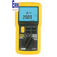 Chauvin Arnoux C.A 6531 ການທົດສອບການຕິດຕັ້ງໂທລະຄົມແລະອຸປະກອນ "ຕ່ໍາໃນປະຈຸບັນ". (100V/400 MΩ)