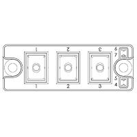 Microchip Technology MSCDC100A170D1PAG ຂາຂອງເຟສ PM-DIODE-SIC-SBD-D1P