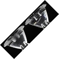 LedLink Optics LL01ED-BCQ15L06 ການປະຊຸມເລນ LensCree MC-E 15 Deg 34.75mmX19.25mm