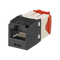 Panduit CJ5E88TGBL-C ໂມດູນ UTP Mini-Com, Cat 5e, UTP, 8 ຕຳແໜ່ງ 8 ສາຍ