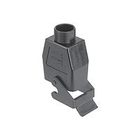 HARTING 19120080729 ຝາຄອງສາຍສາຍ CABLE TO CABLE HOOD BLK 1 LVR LCKING
