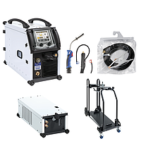GYS NEOPULSE 320C W1 STEEL PACK ຊຸດເຄື່ອງເຊື່ອມ MMA, TIG, MIG/MAG (3ph; 400V; 10-320A; Steel torch)