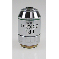 KERN OBB-A1291 ເລນສ໌ວັດຖຸປະສົງແຜນອິນຟິນິຕີ (ບໍ່ມີກະຈົບປົກກັນ) ສໍາລັບລະດັບການທຳງານທີ່ໃຫຍ່ 20 x /0,4 (8,35 mm (ມີການດັນ))