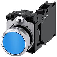 SIEMENS A6X30143008 ປ່ອງສະຫນັບສະຫນູນມາດຕະຖານ ປຸ່ມກົດ. ສີຟ້າ