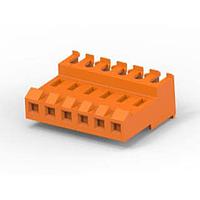 AMP Connectors - TE Connectivity 3-641168-6 ຮູງຮັບ Receptacle 06P MTA156 ASY 18AWG ORA LF
