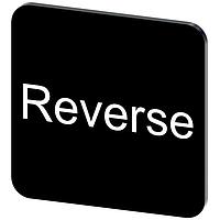 SIEMENS 3SU19000AF160DP0 ແຜ່ນຕິດສະຫຼາກ, ປ້າຍແກະສະຫຼັກປີ້ນ, ສີດໍາ 22 X 22MM, REVERSE