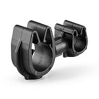 HellermannTyton 156-02297 MOC Clip ເຖິງ MOC Clip, 6 mm, 10 mm, PA66HIRHSUV, ສີດຳ, 2000/ctn