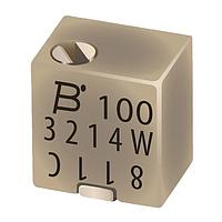 Bourns 3214G-1-101E ທຣິມເມີຣ໌ 4MM SQ 100 OHMS 10% 5TURN