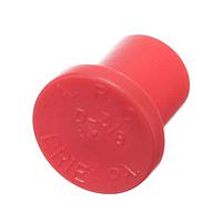 Essentra Components D3/8A ອຸປະກອນເສີມ FLANGED CAP - CONNECTOR:LDPE ແດງ