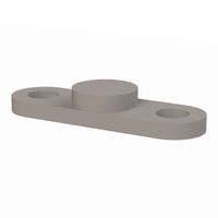 Essentra Components 22CM0200 ຕິດຕັ້ງຄອບາຊິເຕີ Capacitor Mount, .290 ຍາວ, .045 2x ຮູ