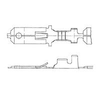 Yazaki 71142020 ຂໍ້ຕໍ່ TERM 250 M 6.3MM UNSLD