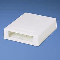 Panduit UICBX4EI-A ກະເປົາຕົວປ່ອງສາຍແລະທາງຜ່ານສາຍ ກັບກັບຕົວຢູ່ພື້ນ, 4 ພອດ, Ultimate ID