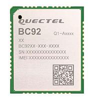 Quectel BC92RC-08-STD LTE Cat NB1/NB2, GSM Cat NB + GSM, ແຮງໂຕລະວັງມາດຕະຖານ (3.4-4.2V), ສາຍພິເສດ B1 (ປັບແຕ່ງເປັນພິເສດ)